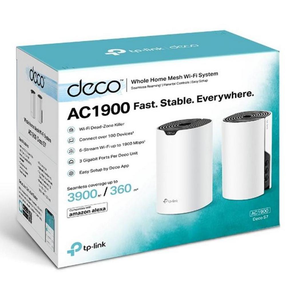 Комплект TP-Link Deco S7 (2-pack) з двох Mesh Wi-Fi маршрутизаторів 