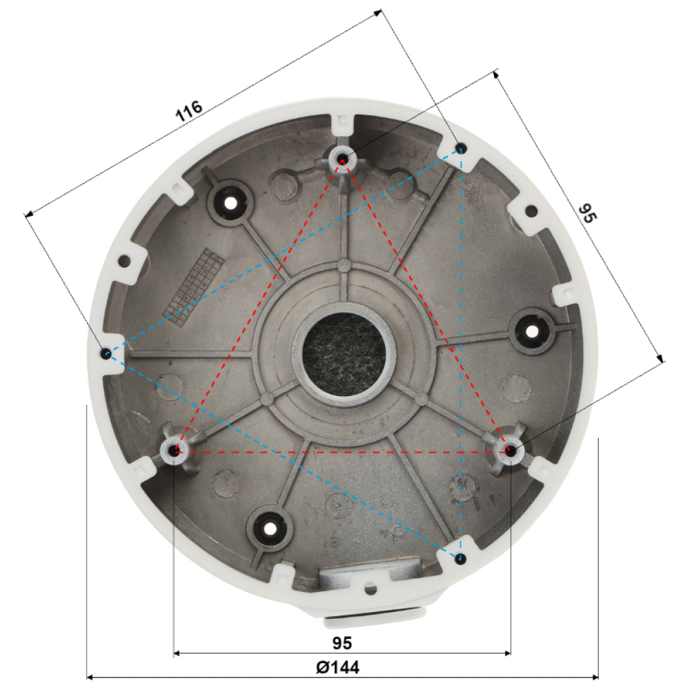Коммутационная коробка Uniview TR-JB04-C-IN