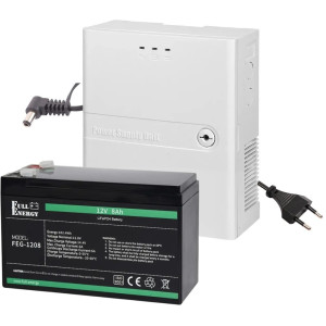 Комплект ДБЖ IQ Energy UPS-1203LFP-8 (12V/36W/8Аh/96Wh) для роутерів, LiFePO4