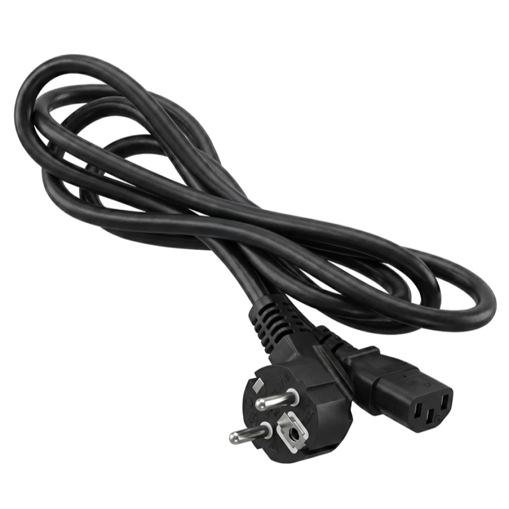 Кабель живлення Trinix C13-EU plug євророзетка 1.8м