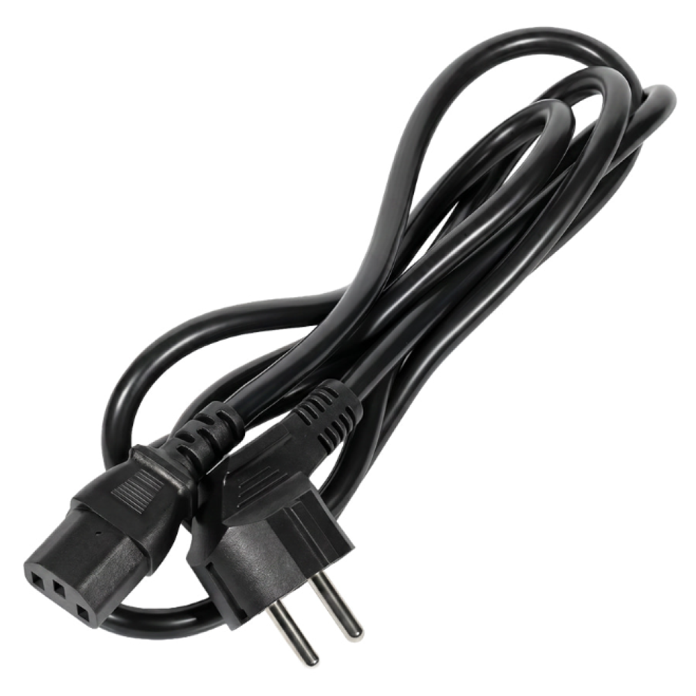 Кабель живлення Trinix C13-EU plug євророзетка 1.8м