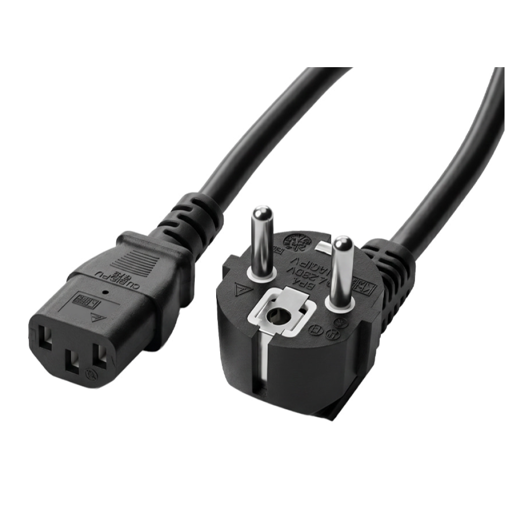 Кабель живлення Trinix C13-EU plug євророзетка 3м