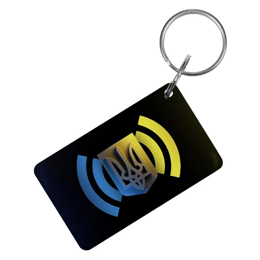 Ключ-брелок Trinix Mifare Proximity-key MIFARE DESFire EV3 8K epoxy прямокутний 30*50 мм герб