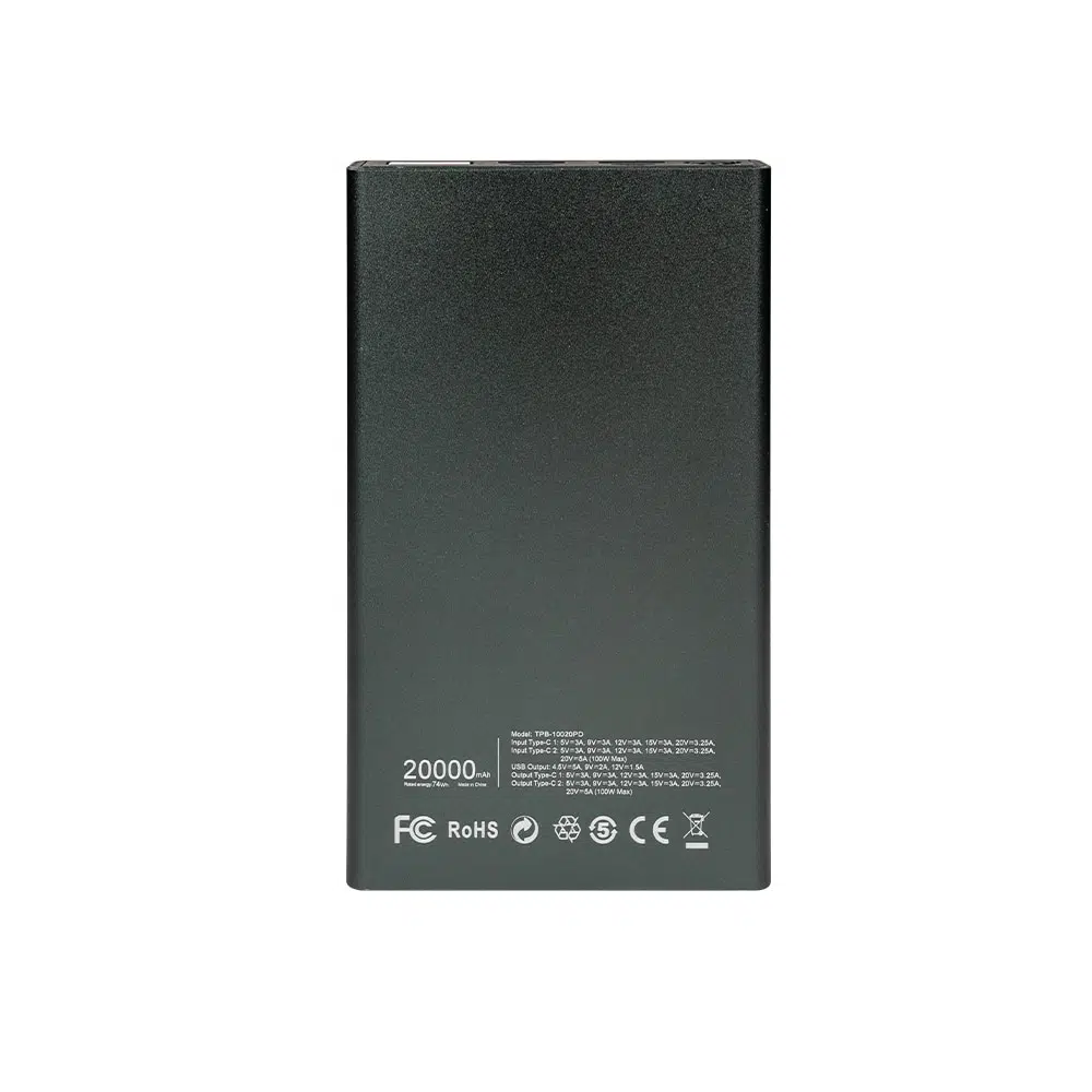 Повербанк Trinix TPB-10020PD 20000 mAh 100W сірий