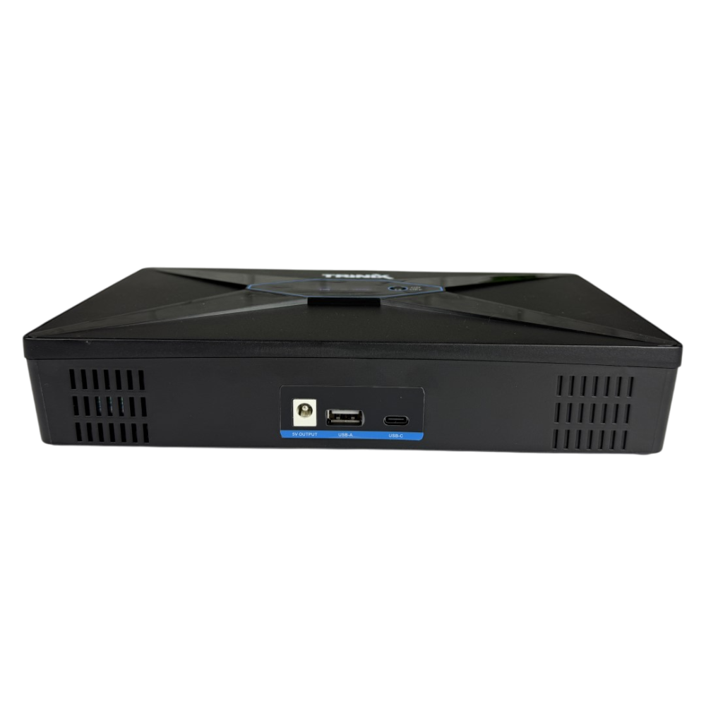 ДБЖ DC UPS Trinix TRX-MUPS-48100 Type-C (4*6000mAh LiFePo4) 5V/12V/24V/48V/52V/PoE, LiFePO4 4*6Ah для роутера і медіаконвертера