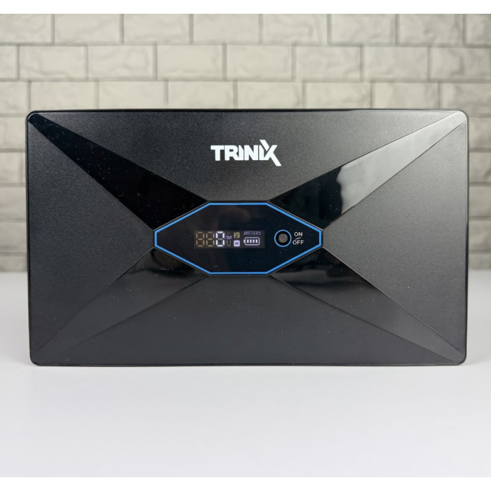 ДБЖ DC UPS Trinix TRX-MUPS-48100 Type-C (4*6000mAh LiFePo4) 5V/12V/24V/48V/52V/PoE, LiFePO4 4*6Ah для роутера і медіаконвертера
