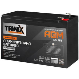 Акумуляторна батарея Trinix AGM 12V9Ah Super Charge свинцево-кислотна