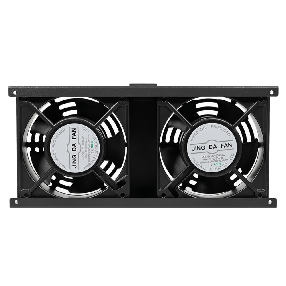 Вентилятор Trinix TRX-FAN2 Black до комутаційних шаф глибиною 600 мм