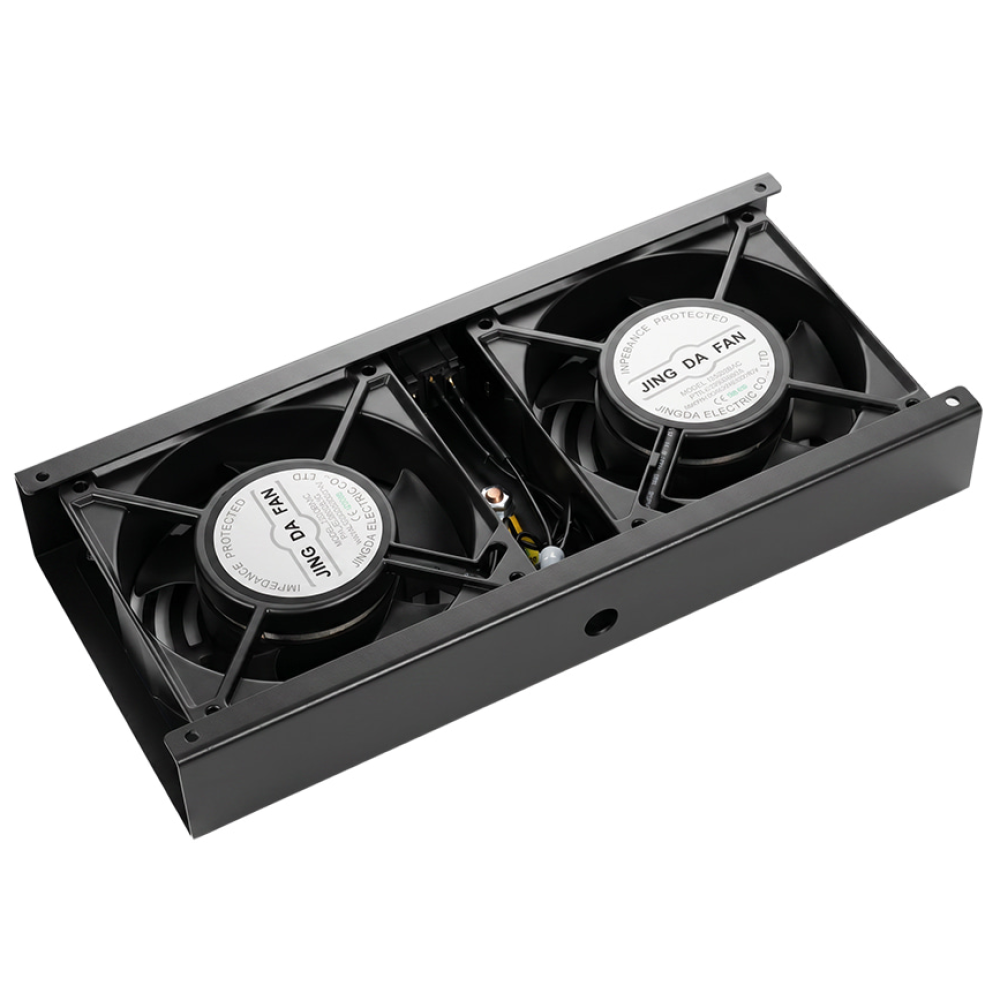 Вентилятор Trinix TRX-FAN2 Black до комутаційних шаф глибиною 600 мм