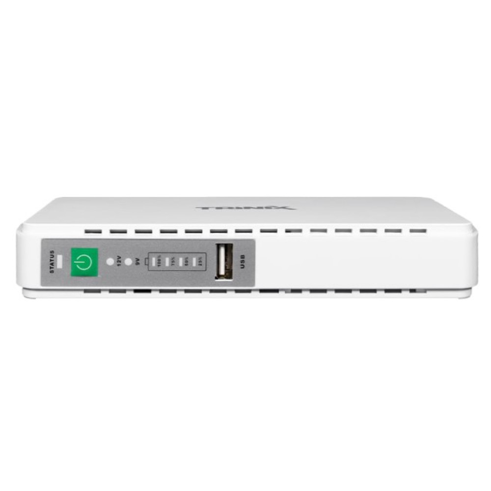 ДБЖ DC UPS Trinix TRX-MUPS-2512 (10000mAh) 5V/9V/12V/15V/24V/PoE, Li-ion 4*2.5Ah для роутера і медіаконвертера