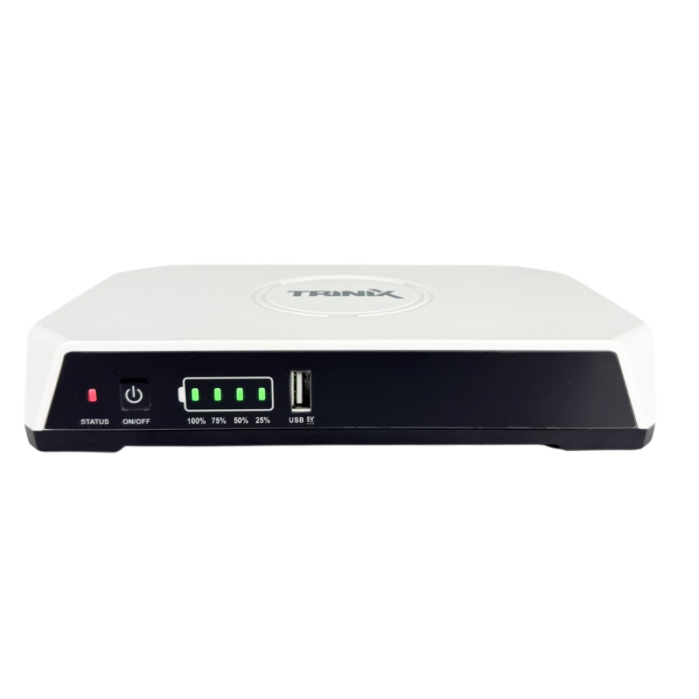 ДБЖ DC UPS Trinix TRX-MUPS-3648PoE (20000mAh LiFePo4) 5V/9V/12V/24V/48V/PoE, LiFePo4 4*5Ah, для роутера і медіаконвертера