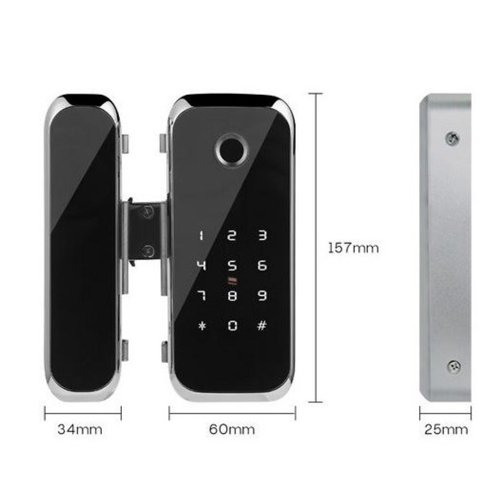 Розумний замок на скляні двері TTLOCK GLASS