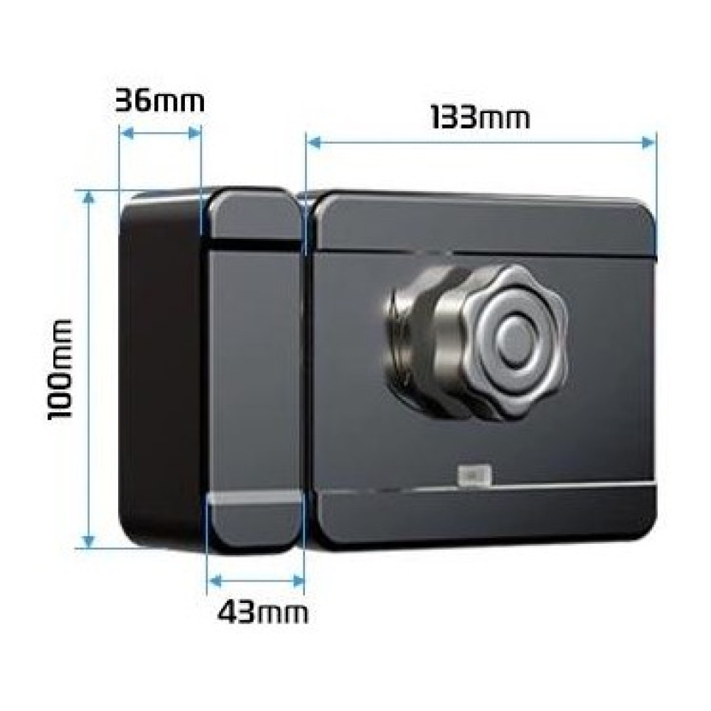 Електромеханічний замок TTLOCK GRIZZLY INVISIBLE
