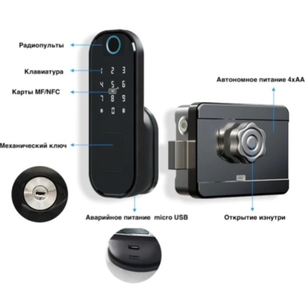 Электромеханический замок TTLOCK GRIZZLY v2
