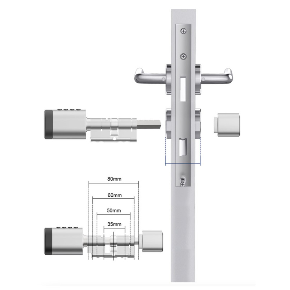 Электронный цилиндр TTLOCK MYSTIC PRO