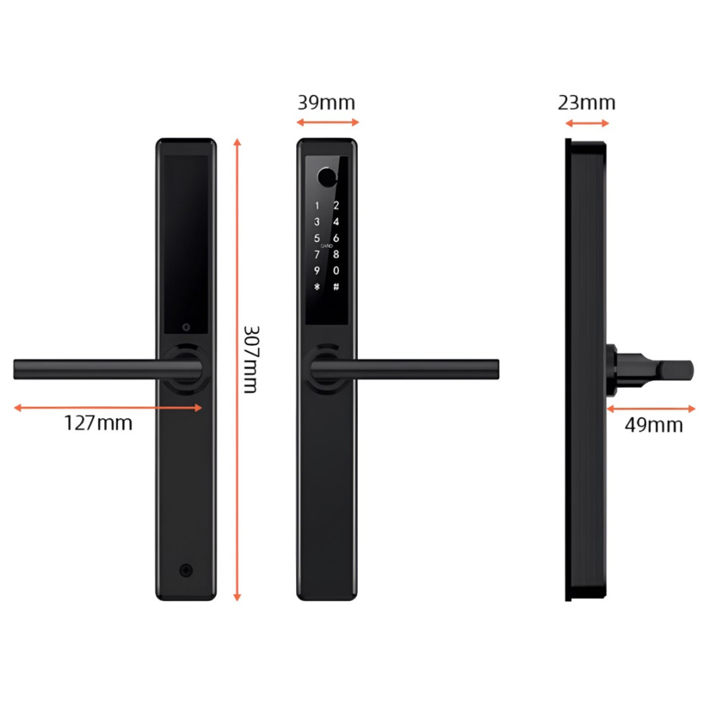 Smart замок TTLOCK REX (black)