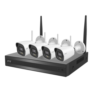 Комплект IP-відеонагляду з WiFi TVT TD-P0804W1-001 (4 камери + відеореєстратор)