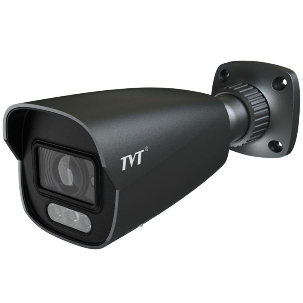 6 Мп IP-відеокамера TVT TD-9462S4-C (D/PE/AW3) 2.8 мм Black 
