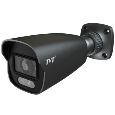 6 Мп IP-відеокамера TVT TD-9462S4-C (D/PE/AW3) 2.8 мм Black 