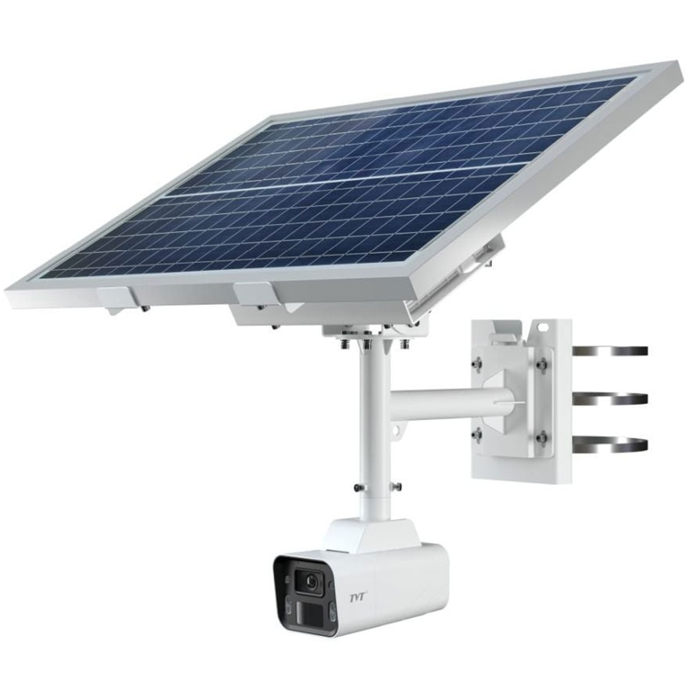 4 Мп 4G IP камера TVT TD-9846SP1(BA/G4/WR2) 2.8 мм з сонячною батареєю, з мікрофоном, повнокольорова