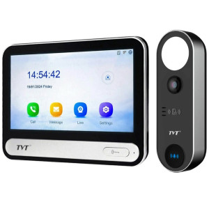 Комплект IP-видеодомофона с Wi-Fi TVT TE-KT6101-001 Black