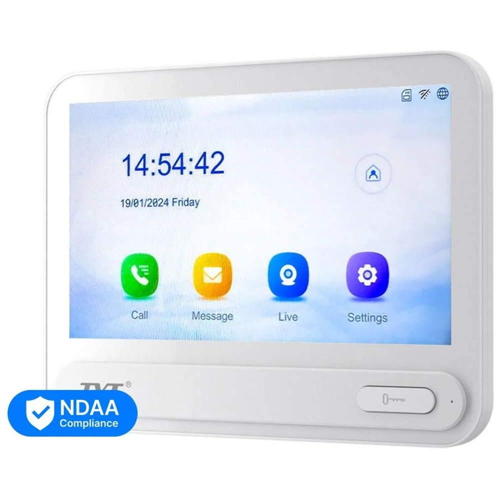 Комплект IP-відеодомофона з Wi-Fi TVT TE-KT6101-001 White