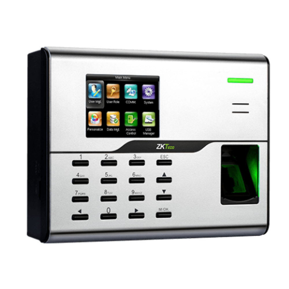 Біометричний термінал ZKTeco UA860 ID ADMS зі зчитувачем відбитка пальця