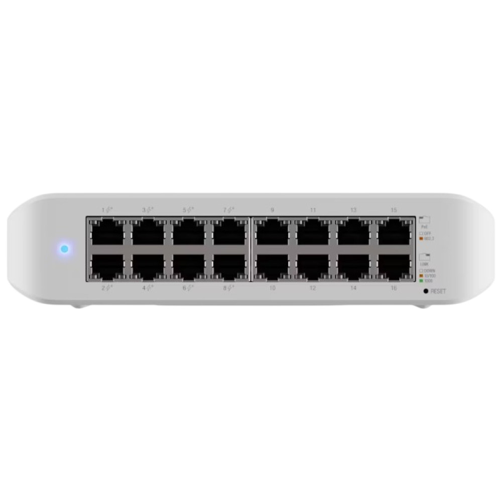 Коммутатор Ubiquiti UniFi Lite 16 PoE (USW-Lite-16-POE)