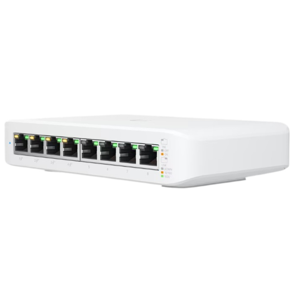 Коммутатор Ubiquiti UniFi Lite 8 PoE (USW-Lite-8-PoE)