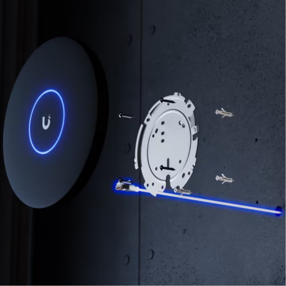 Точка доступа Ubiquiti UniFi U7 Pro XGS Black (U7-PRO-XGS-B)
