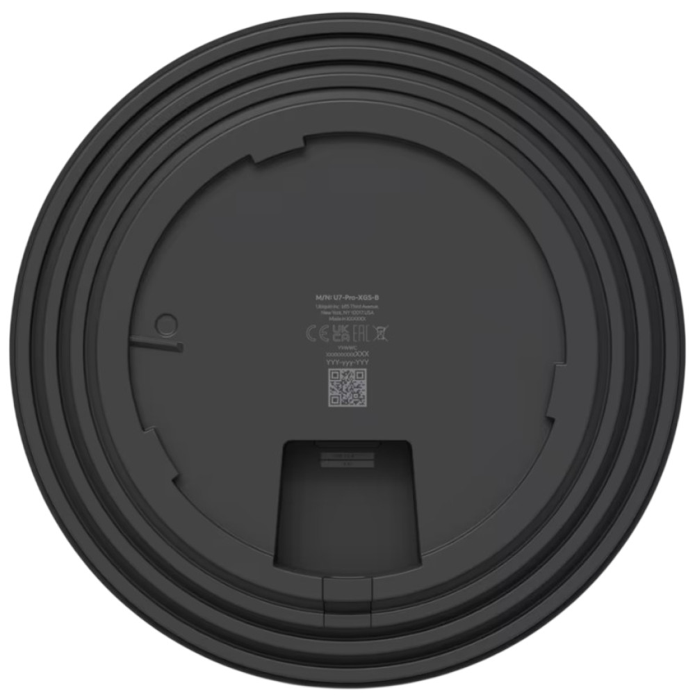 Точка доступа Ubiquiti UniFi U7 Pro XGS Black (U7-PRO-XGS-B)