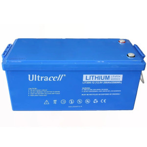 Аккумуляторная батарея Ultracell LiFePO4 12(12.8)V 200Ah/ 2560W(2.56kW) Grade A STANDARD