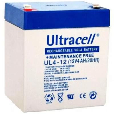 Акумуляторна батарея Ultracell UL4-12 AGM 12В 4 А•г
