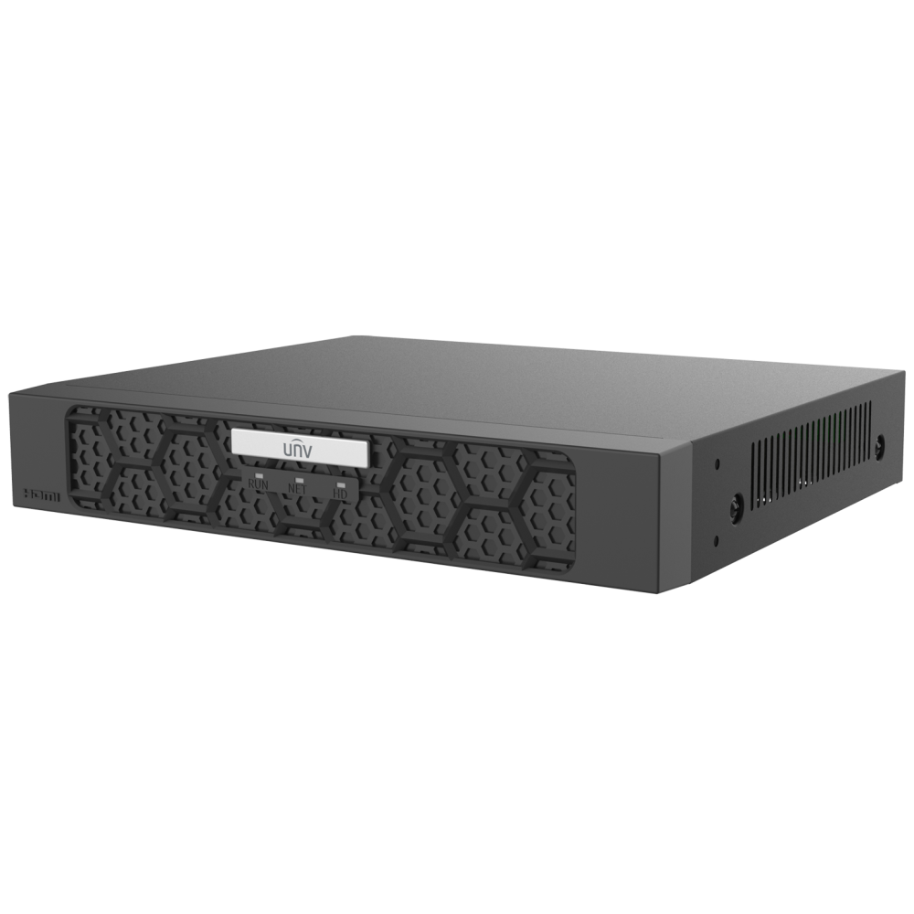 4-канальный NVR-видеорегистратор Uniview NVR501-04B-P4-A Black