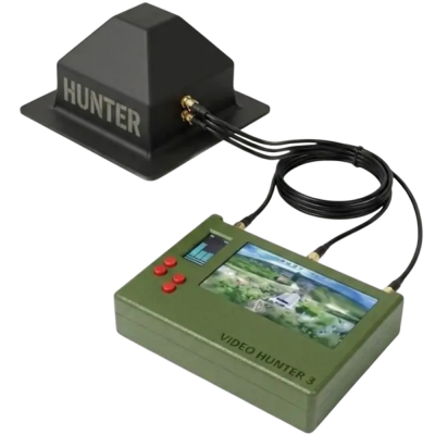Детектор дронов VIDEO HUNTER 3 (1.2 ГГц, 5.8 ГГц, 3.3 ГГц) с выносными антеннами 5 м