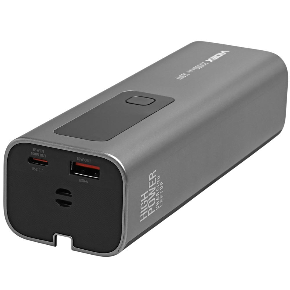 Повербанк 20000mAh VIDEX VPB-366 165W PD100W +Display