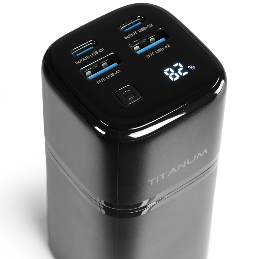 Повербанк Videx TITANUM WP33 PD70W Black 20000mAh