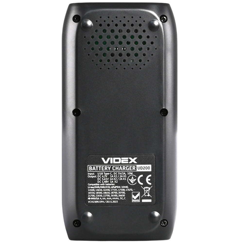 Зарядний пристрій універсальний Videx VCH-UD200