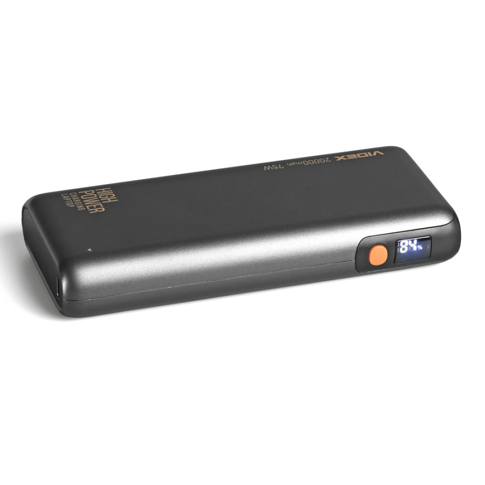 Повербанк VIDEX VPB-202C 75W Black 20000mAh
