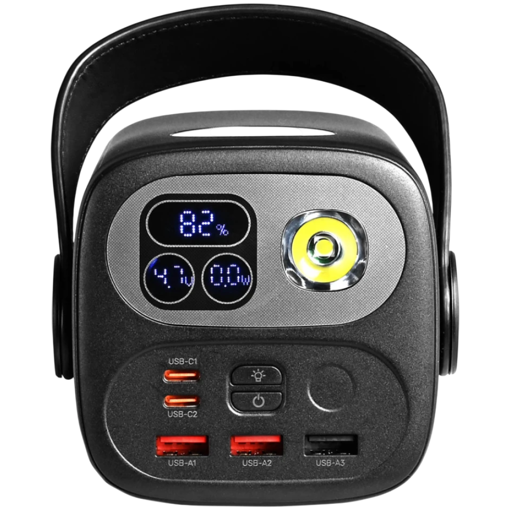 Повербанк Videx TITANUM WC60 PD100W Black 60000 мА·г