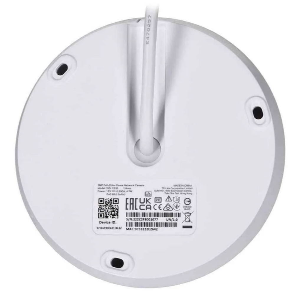 3 Мп IP-видеокамера TP-Link VIGI C230 2,8 мм с PoE