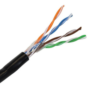 Вита пара Atis  UTP 4*2*0.5-CU PE кат.5е (UTP мідь зовнішній) бухта 100 м