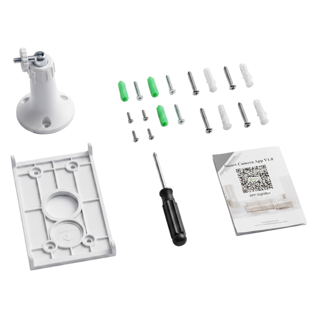 3 Мп Wi-Fi PTZ-відеокамера Light Vision VLC-6103WLS White, з прожектором та сонячною панеллю