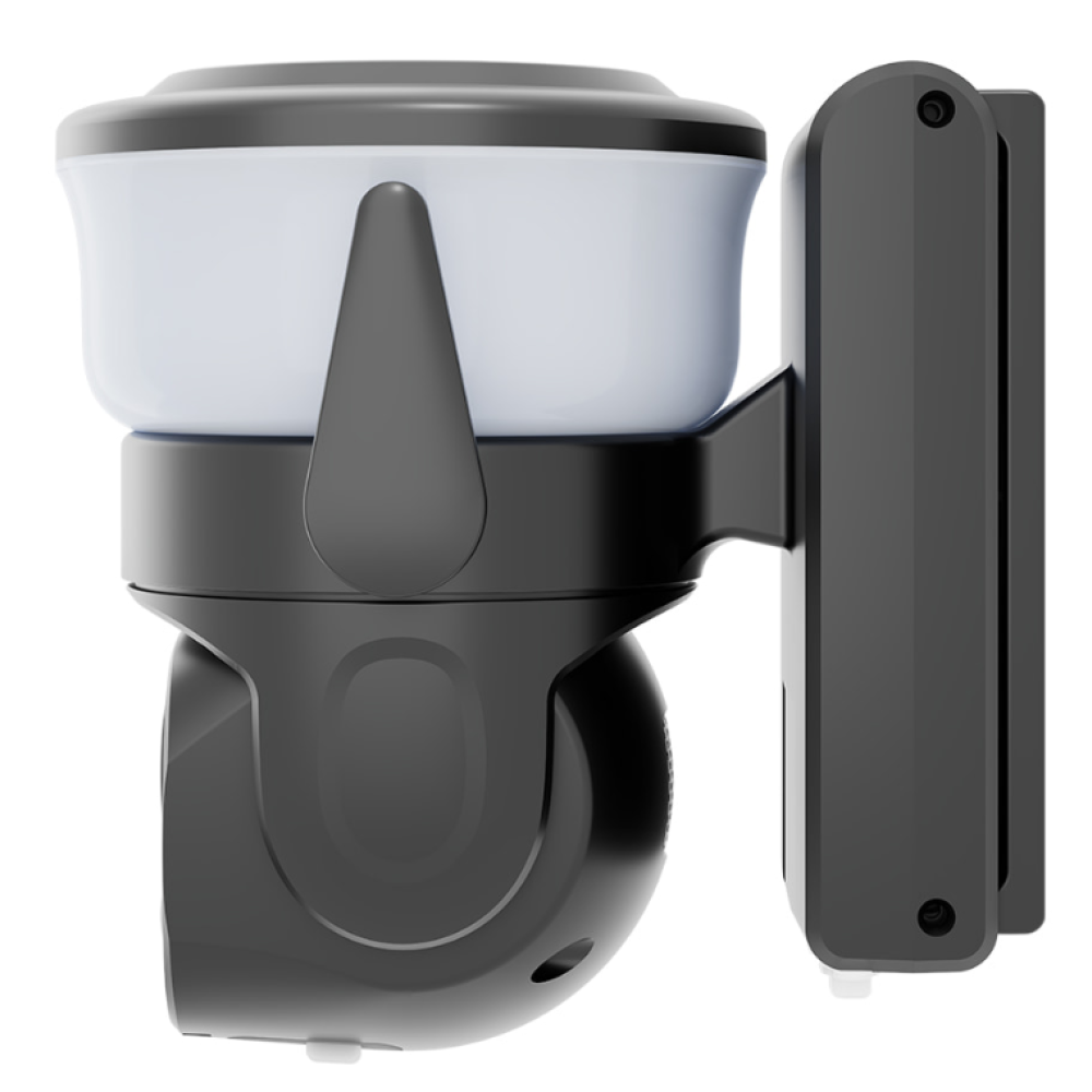 3 Мп Wi-Fi PTZ-відеокамера Light Vision VLC-6103WLS Black, з прожектором та сонячною панеллю
