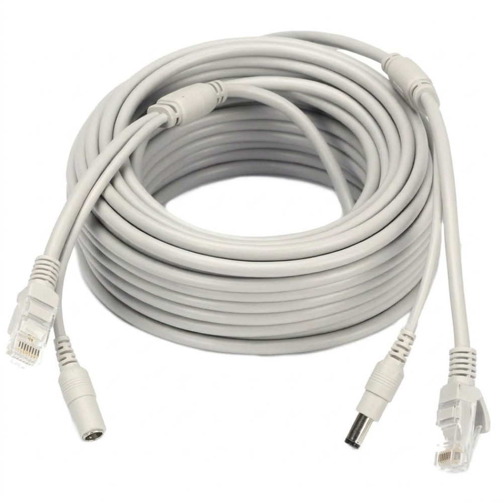 Патчкорд комбінований Voltronic RJ-45 + DC 5 м