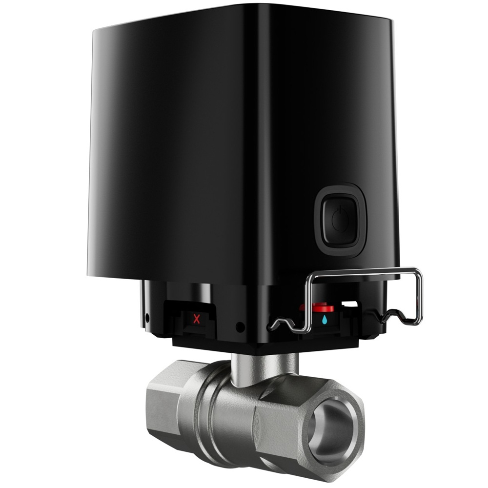 Кран перекрытия воды Ajax WaterStop (3/4" valve) Jeweller black с дистанционным управлением  (52268.155.BL1)