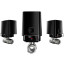 Кран перекрытия воды Ajax WaterStop (3/4" valve) Jeweller black с дистанционным управлением  (52268.155.BL1)