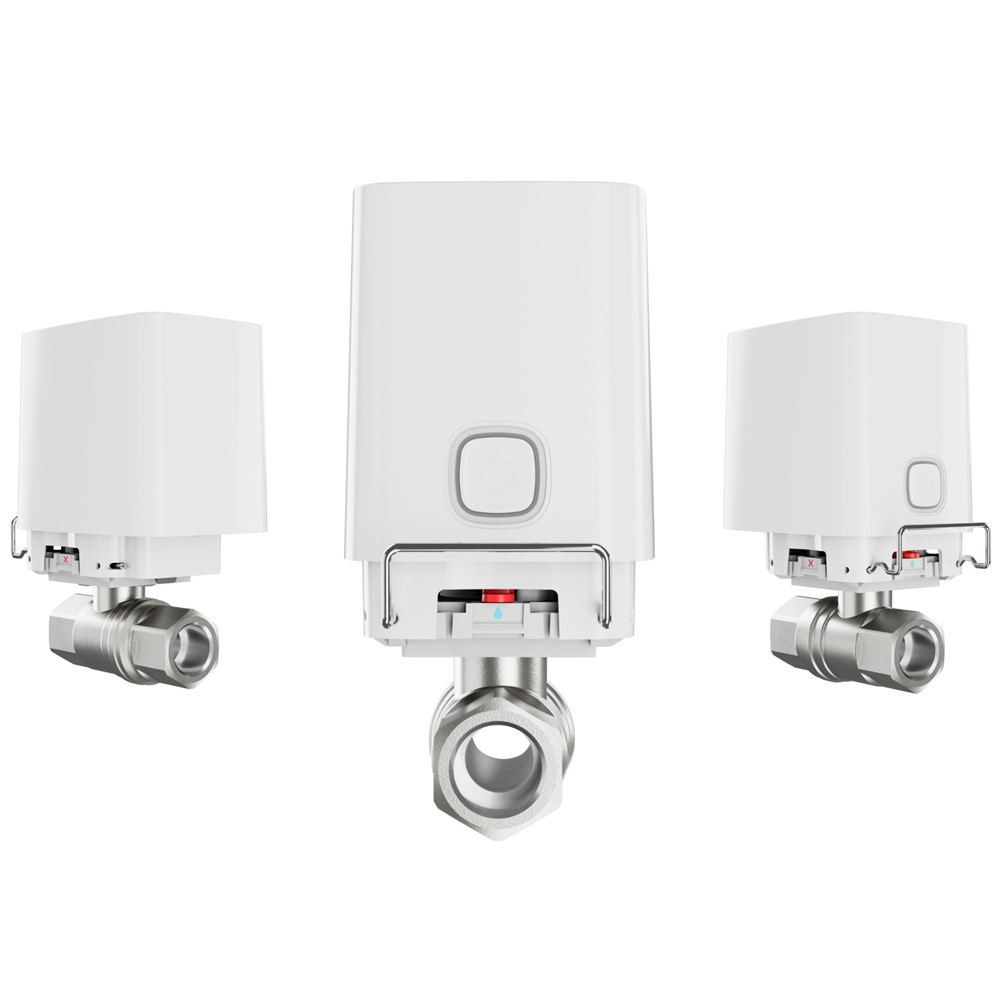 Кран перекрытия воды Ajax WaterStop (3/4" valve) Jeweller white с дистанционным управлением (52269.155.WH1)