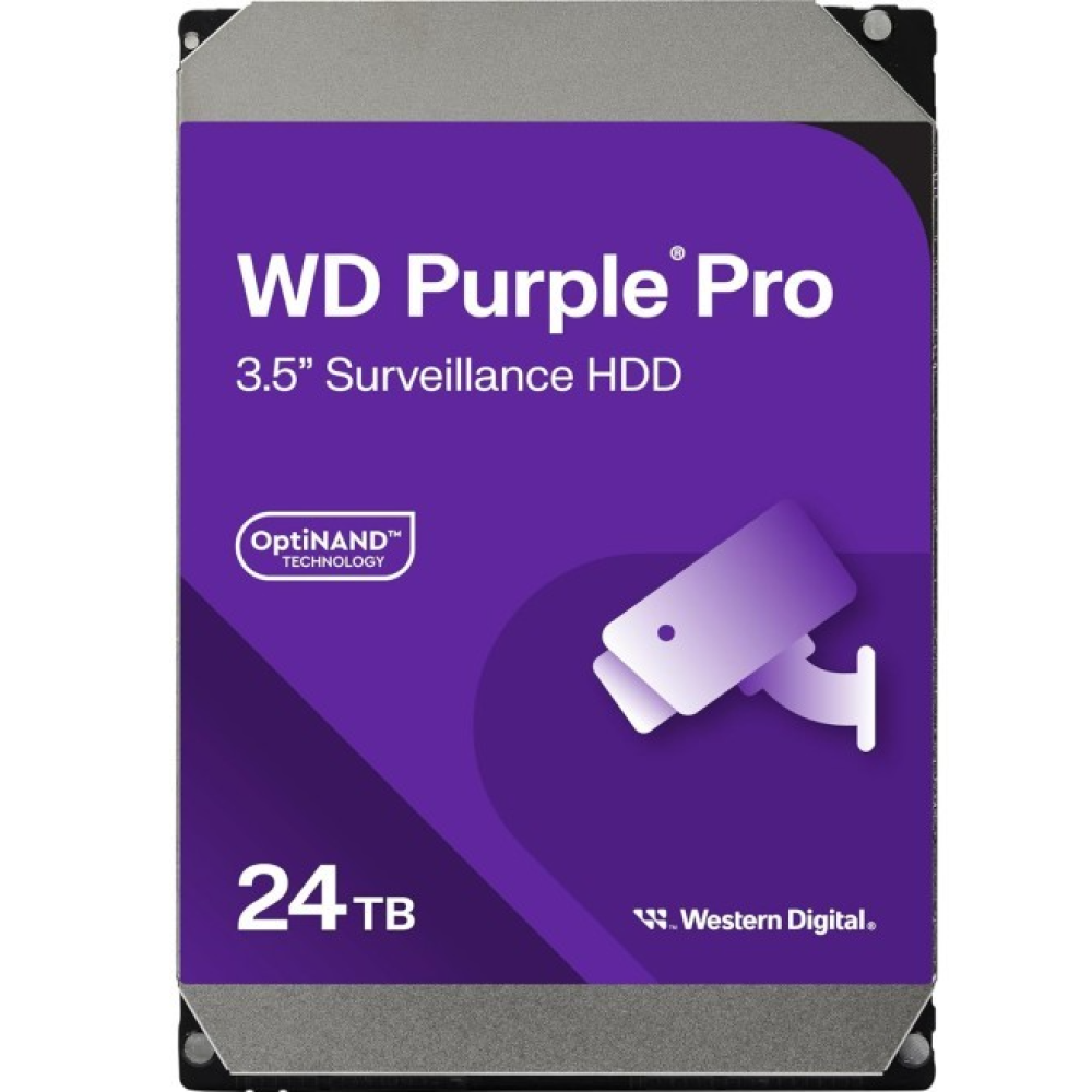 Жорсткий диск 24TB Western Digital WD Purple Pro WD241PURP (7200rpm 512MB)