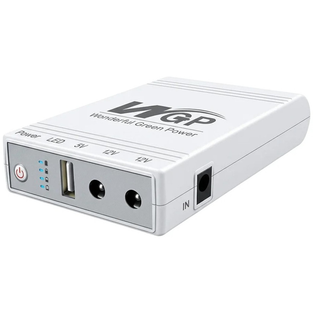 ДБЖ Mini UPS WGP UPS103A 10400mAh 5V/12V/12V, Li-ion 4*2.6Ah, для роутера і медіаконвертера